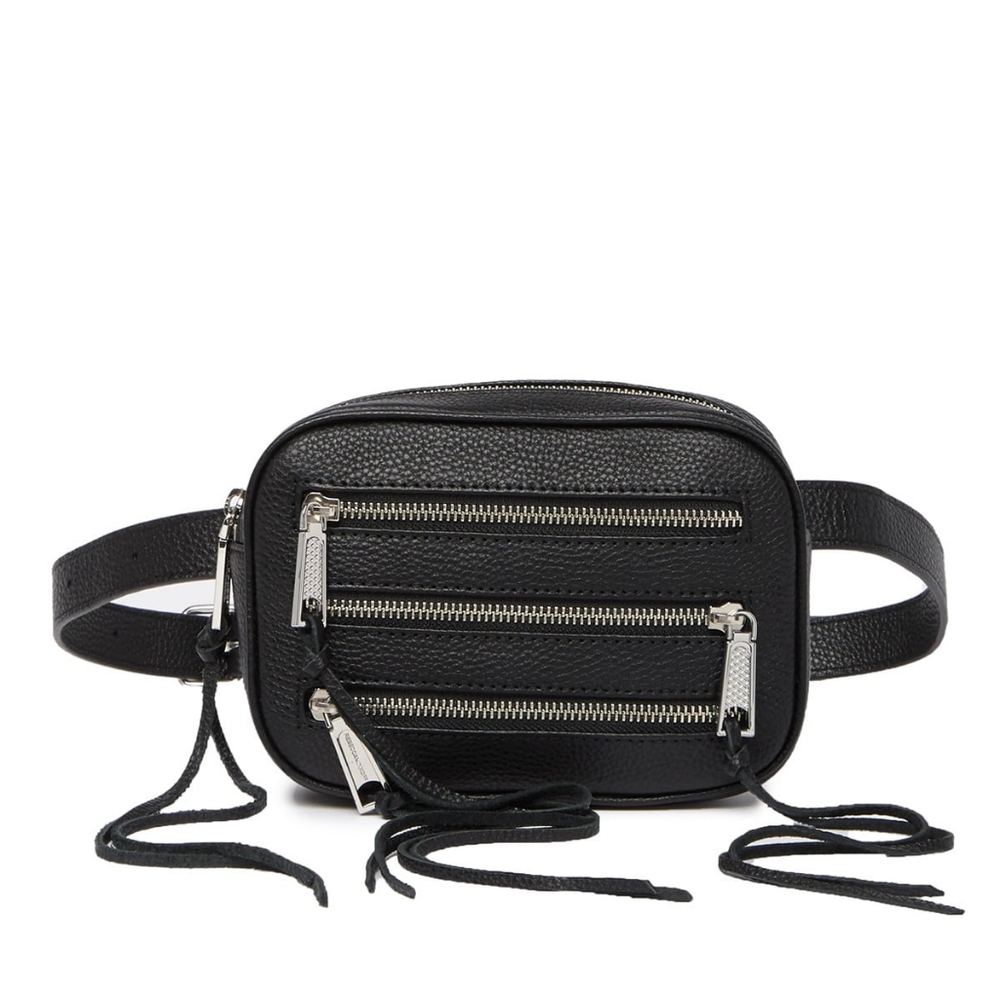 NWOT Rebecca Minkoff Leather Three Zipper …